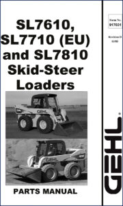 gehl sl7610, sl7710, sl7810 2005 parts catalog, gehl parts catalog, gehl sl7610,