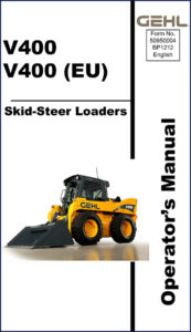 gehl v400 operators manual, gehl manual, gehl v400