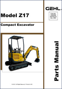 gehl z17 2012 parts catalog, gehl parts catalog, gehl z17