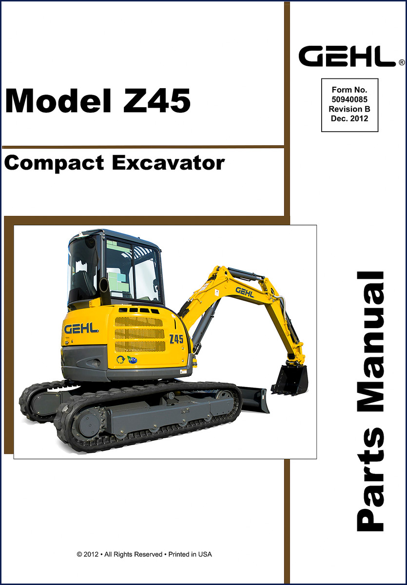 gehl z45 2012 parts catalog, gehl parts catalog, gehl z45