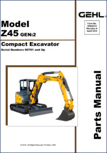 gehl z45 2014 parts catalog, gehl parts catalog, gehl z45