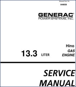 generac 13.3 liter service manual, generac service manual, generac 13.3