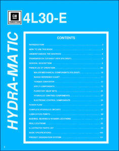 general motors 4l30, general motors manual, general motors motors