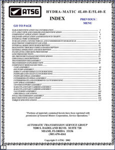 general motors 4l40, general motors manual, general motors motors