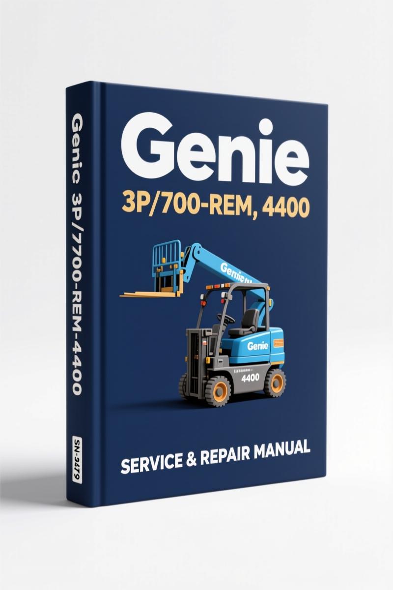 genie 3p/700, genie manual