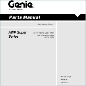genie awp super 2017 parts catalog, genie parts catalog, genie awp