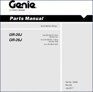 genie gr, genie manual