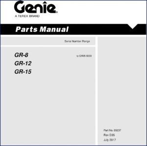 genie gr, genie manual