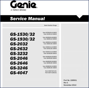 genie gs, genie manual