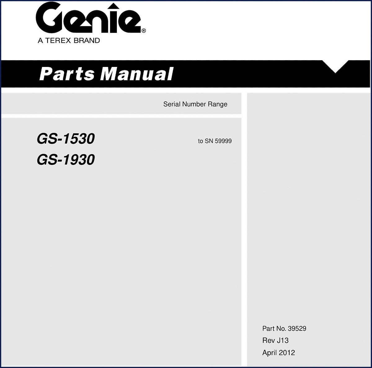 genie gs, genie manual