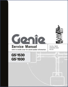 genie gs 1530 gs 1930 2006 service manual, genie service manual, genie gs
