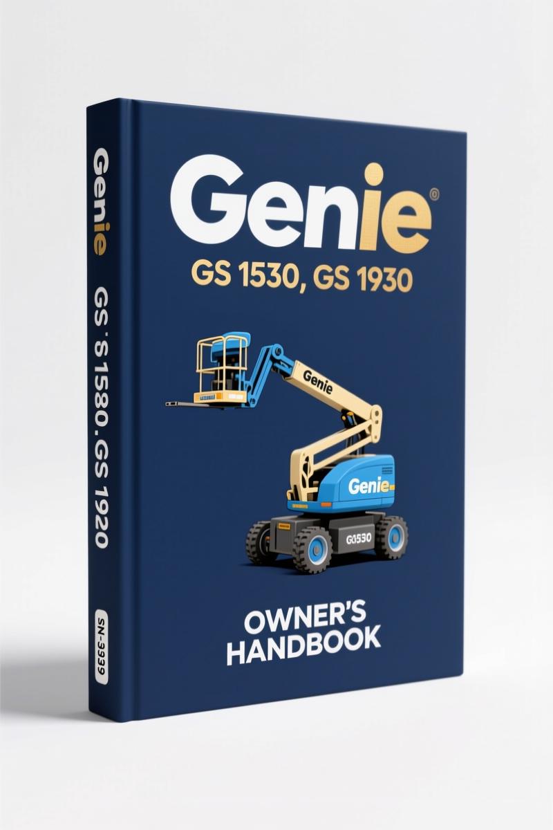genie gs 1530 gs 1930 operators manual, genie manual, genie gs