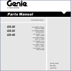 genie gs, genie manual