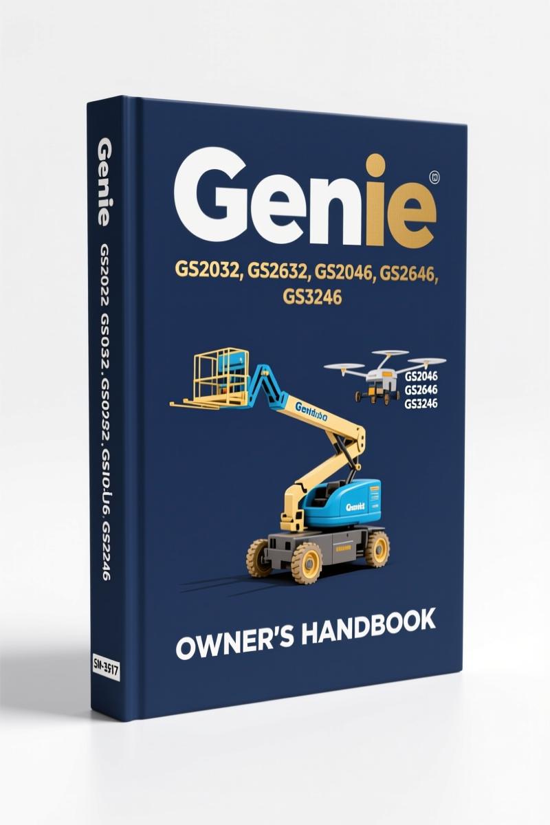genie gs2032, gs2632, gs2046, gs2646, gs3246 operators manual, genie manual, genie gs2032,