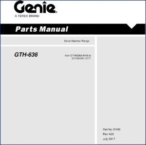 genie gth, genie manual