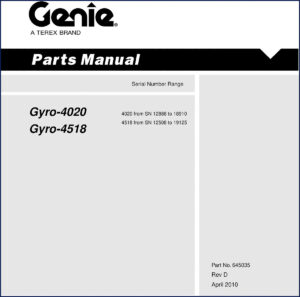 genie gyro, genie manual