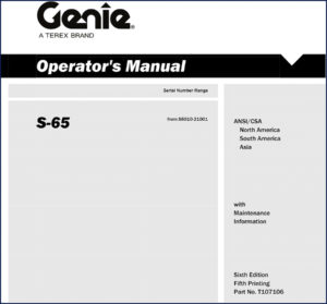 genie s, genie manual