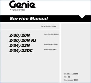 genie z, genie manual