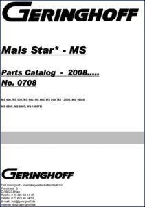 geringhoff ms 400, geringhoff manual, geringhoff ms