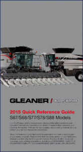 gleaner s67, s68, s77, s78, s88 2015 user, gleaner manual, gleaner s67,