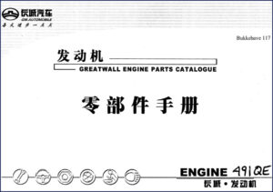 greatwall 491qe parts catalog, greatwall parts catalog, greatwall 491qe