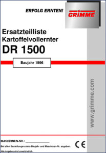 grimme dr 1500 parts catalog, grimme parts catalog, grimme dr