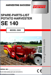 grimme se 140 2009 parts catalog, grimme parts catalog, grimme se