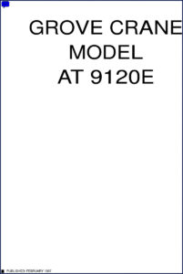grove at 9120e 1997 technical manual, grove manual, grove at