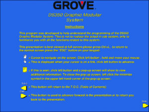 grove ds350 training manual, grove manual, grove ds350