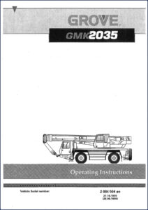 grove gmk2035 1999 user manual, grove manual, grove gmk2035