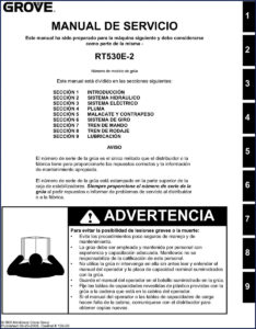 grove rt530e, grove manual