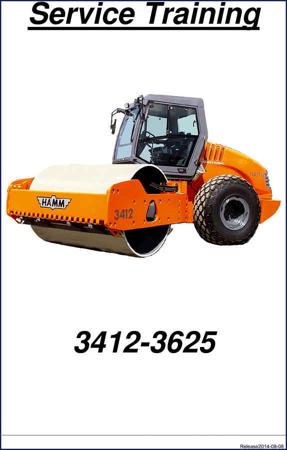 hamm 3412, 3625 2014 training manual, hamm manual, hamm 3412,