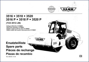 hamm 3516, 3518, 3520 2012 parts catalog, hamm parts catalog, hamm 3516,
