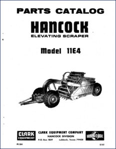 hancock 11e4 1967 parts catalog, hancock parts catalog, hancock 11e4
