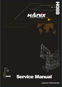 hanix h08b service manual, hanix service manual, hanix h08b