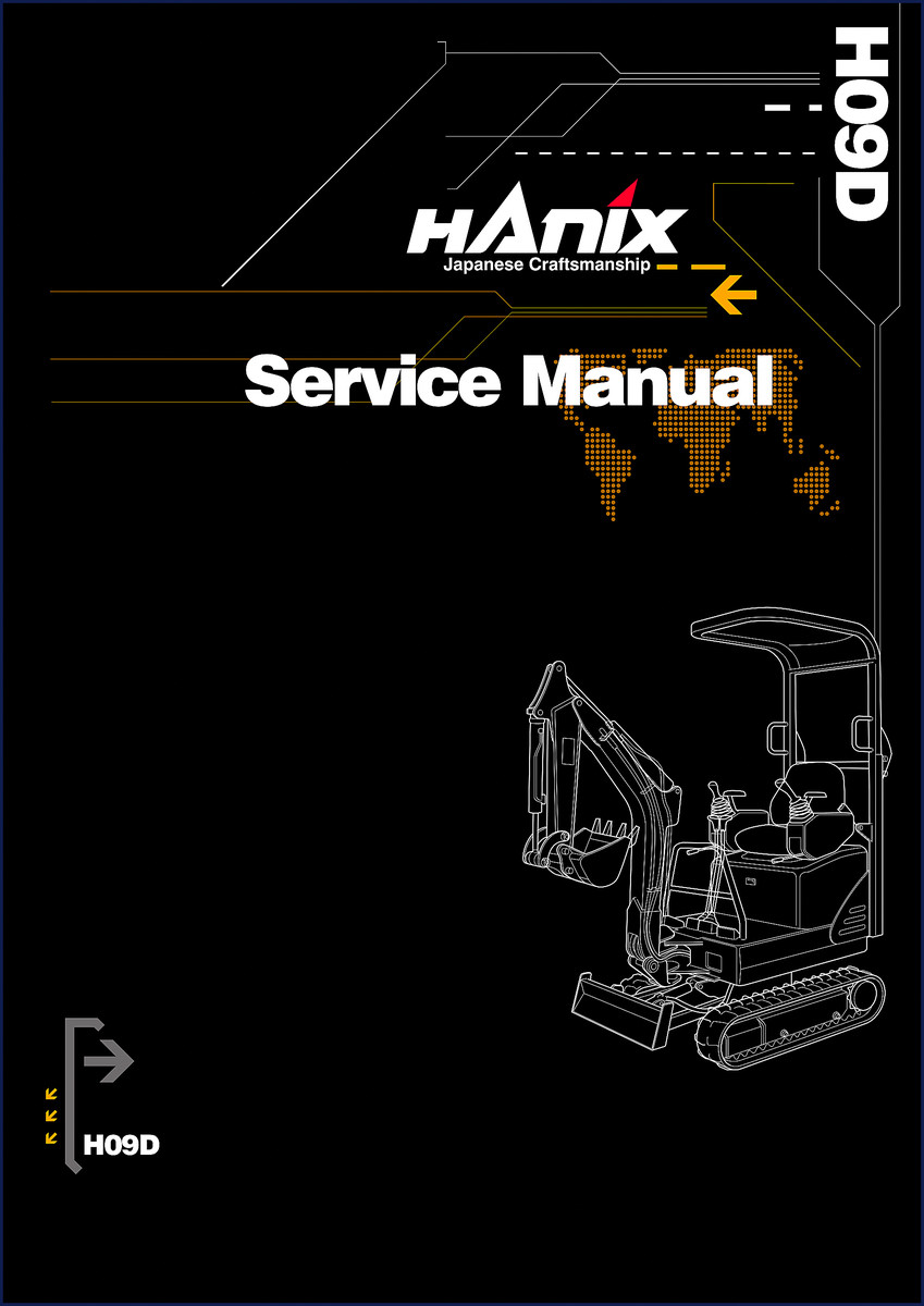 hanix h09d service manual, hanix service manual, hanix h09d