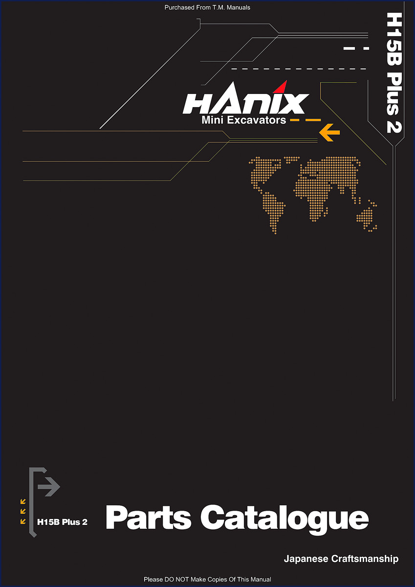 hanix h15b plus 2 parts catalog, hanix parts catalog, hanix h15b
