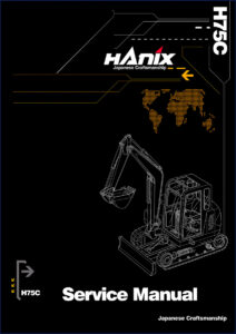 hanix h75c service manual, hanix service manual, hanix h75c
