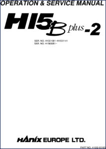 hanix hi5bplus, hanix manual