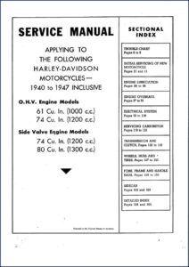 harley, harley-davidson manual