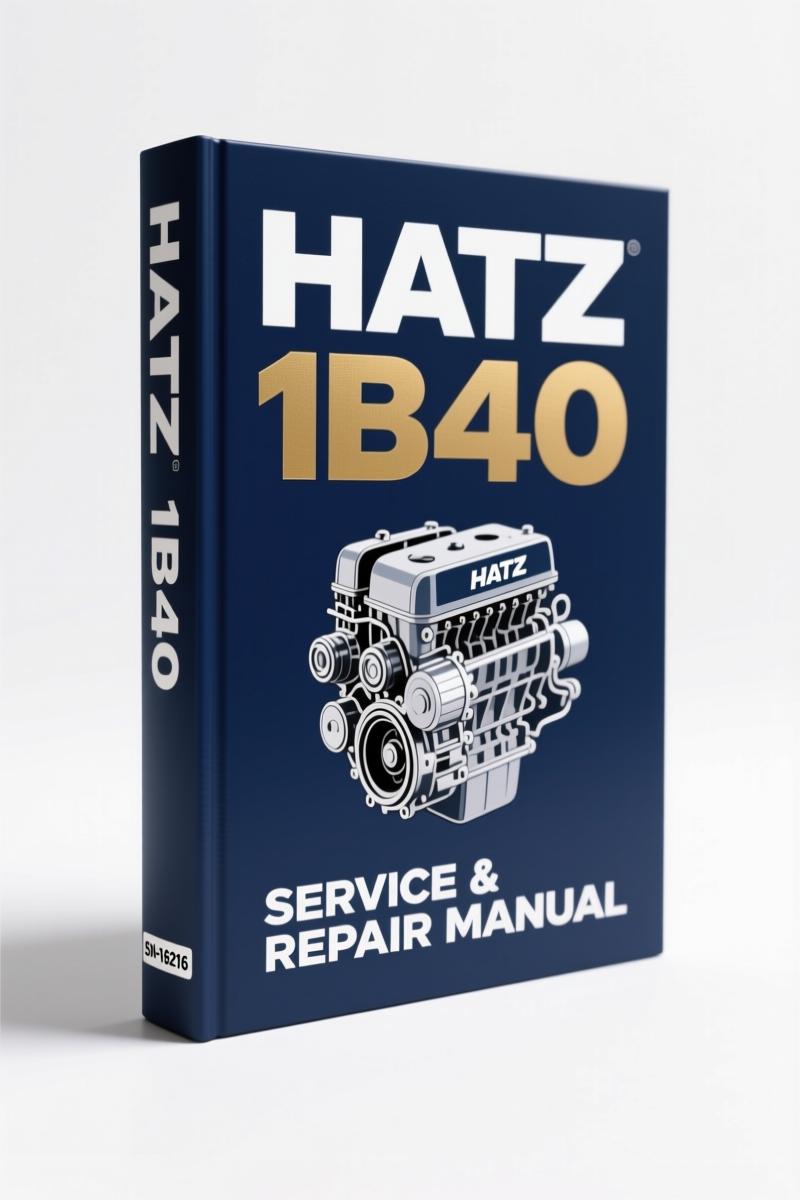 hatz 1b40 parts catalog, hatz parts catalog, hatz 1b40