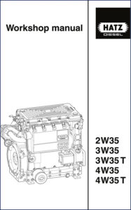hatz 2w35, 3w35, 3w35t, 4w35, 4w35t workshop manual, hatz workshop manual, hatz 2w35,