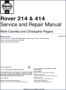 haynes 214, 414 1997 repair manual, haynes repair manual, haynes 214,