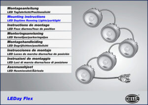 Hella LEDay Flex Installation Manual – 48 Pages of Factory Specs – OEM Service Manual