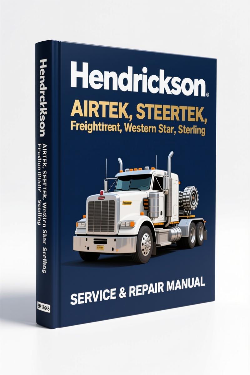 hendrickson airtek steertek freightliner western star sterling 2010, hendrickson service manual, hendrickson airtek