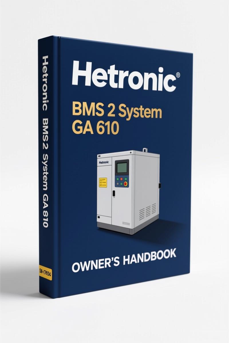 hetronic bms 2 system ga 610 2004 operators, hetronic manual, hetronic bms