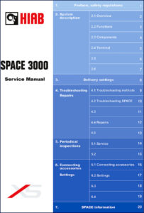 hiab space 3000 2000 service manual, hiab service manual, hiab space