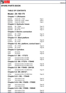 hiab 175 za 150 2009 parts catalog, hiab parts catalog, hiab 175