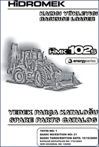 hidromek 102s 2006 parts catalog, hidromek parts catalog, hidromek 102s