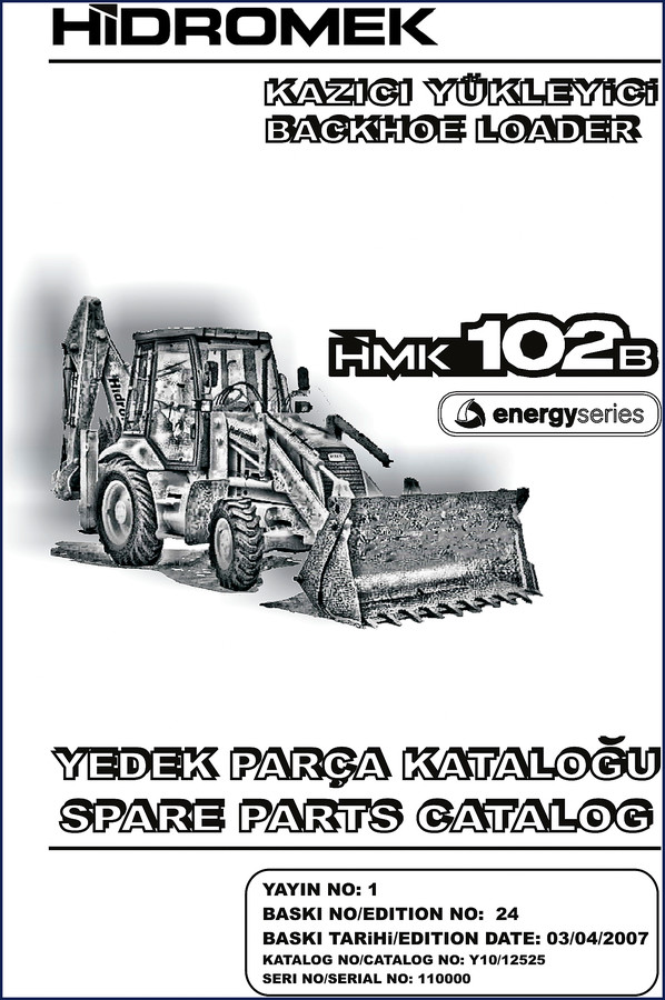 hidromek hmk 102b 2007 parts catalog, hidromek parts catalog, hidromek hmk